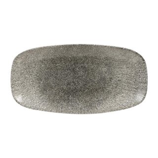 Churchill Studio Prints Raku-Rechteckplatten, Quarzschwarz, 298 mm, (12 Stück)