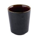 Churchill Tokyo, schwarze Tassen ohne Henkel, 118 ml, (12...