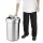 Bolero gebürsteter Stahlbehälter mit Schwingdeckel 70Ltr