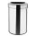 Bolero D Form Gebürsteter Stahl Mülleimer mit offenem Deckel 86Ltr