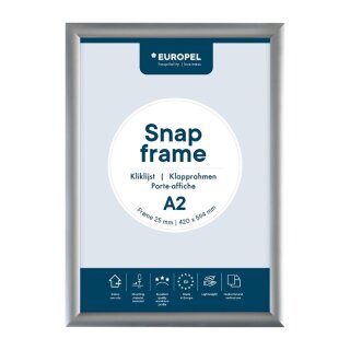 Europel Klapprahmen A2 25mm silber