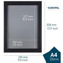 Europel Klapprahmen A4 25mm matt schwarz