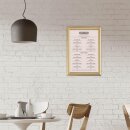 Europel Klapprahmen A4 25mm gold