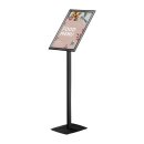 Europel Infostand schwarz mit Klapprahmen A3 25mm