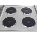 Buffalo 600 Serie 4-Platten Elektro Umluftofen