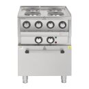 Buffalo 600 Serie 4-Platten Elektro Umluftofen