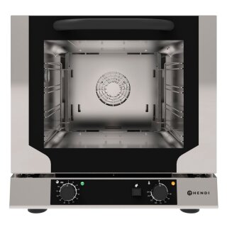 Konvektionsofen kompakt mit Beschwadung, HENDI, 220-240V/3100W, 590x709x(H)589mm