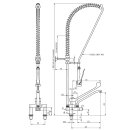 Monolith Premium Zweiloch-Geschirrbrause, inkl....