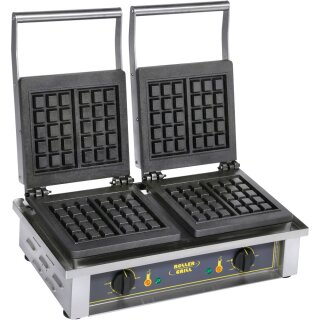 ROLLER GRILL Doppel-Waffeleisen - Brüsseler Waffelform, 230 V