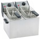 Roller Grill Fritteuse 2x5 Liter - mit Kaltzone,...