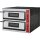 GGF Pizzaofen mit zwei Kammern für 12 Pizzen à 360 mm, Vollschamott, 18 kW, 1010 x 1210 x 750mm (BxTxH)