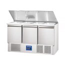 3-türige Saladette 4x GN 1/1 mit statischer...