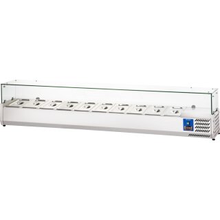 STARLINE Kühlaufsatzvitrine, 10x GN 1/4, 2000x335x440 mm (BxTxH)