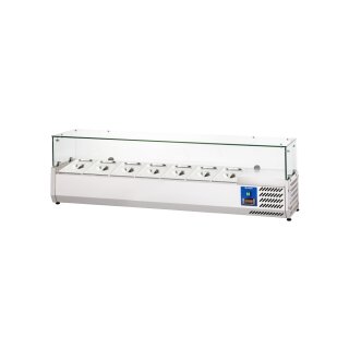 STARLINE Kühlaufsatzvitrine, 7x GN 1/4, 1500x335x440 mm (BxTxH)