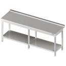 Arbeitstisch mit Grundboden, 2500x600x850 mm, mit...