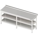Arbeitstisch mit Grund- und Zwischenboden, 2600x600x850...