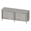 Durchreicheschrank mit Schiebetüren 2000x700x850 mm,...