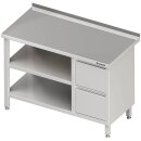 Arbeitstisch mit Grund- und Zwischenboden, 800x700x850...