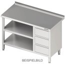 Arbeitstisch mit Grund- und Zwischenboden, 1200x600x850...
