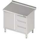 Arbeitsschrank mit Flügeltür, 1000x700x850 mm,...