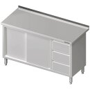 Arbeitsschrank mit Schiebetüren, 1400x600x850 mm,...