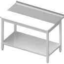 Arbeitstisch mit Grundboden, 1300x700x850 mm, mit...