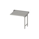 Ablauftisch, Korbführung mit Gefälle, auf zwei...