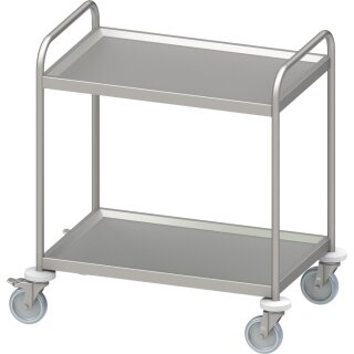 Servierwagen "PRO" mit zwei Böden 800x600x950 mm, verschweißt