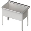 Topfspüle mit einem Becken, 1100x600x850 mm, 400 mm...