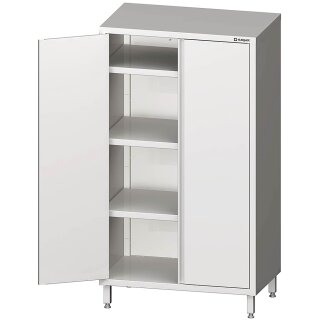 Hochschrank mit Flügeltüren, 800x700x1800 mm, verschweißt