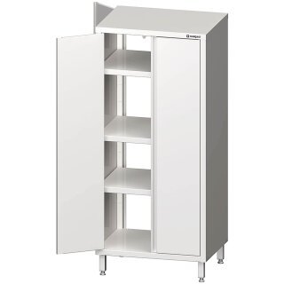 Durchreiche-Hochschrank mit Flügeltüren, 800x700x1800 mm, verschweißt