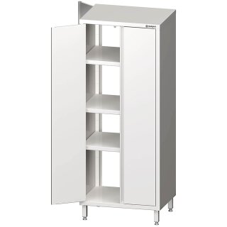 Durchreiche-Hochschrank mit Flügeltüren, 800x700x2000 mm, verschweißt