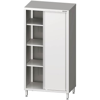 Hochschrank mit Schiebetüren, 1100x600x2000 mm, verschweißt
