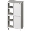 Durchreiche-Hochschrank mit Schiebetüren,...