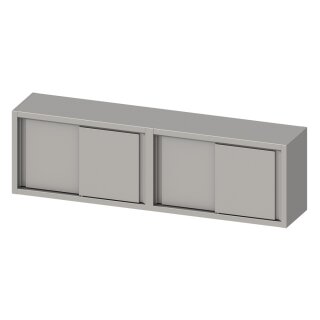 Hängeschrank mit Schiebetüren 2000x400x600 mm, verschweißt