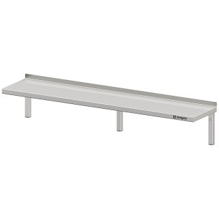 Wandbord mit Winkelkonsolen 1700x300x400 mm höhenverstellbar, verschweißt