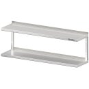 Doppel-Wandbord mit Winkelkonsolen, 1200x400x390 mm,...
