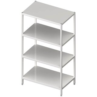 Regal mit glatten Böden 1600x500x1800 mm, verschweißt