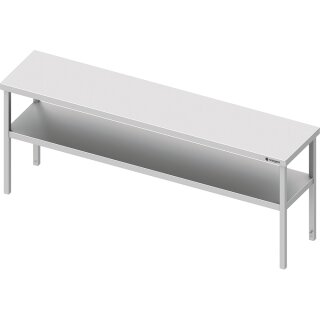 Aufsatzbord mit zwei Etagen, 1800x400x700 mm, verschweißt