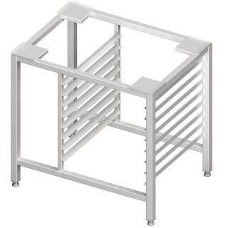 Untergestell mit GN 1/1 Einschubschienen, 810x565x700 mm, verschweißt