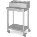 Besteck- und Tablettwagen, 655x500x1100 mm, Selbstmontage