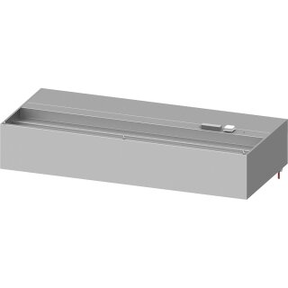 Wandhaube "Basic Line", Kastenform 2700 mm x 1400 mm mit Flammschutzfilter Typ B