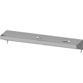 Wandhaube "Basic Line", Schrägform 3700 mm x 900 mm mit Flammschutzfilter Typ B