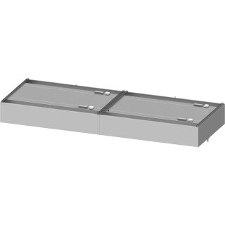 Deckenhaube "Basic Line", Kastenform 4700 mm x 2000 mm mit Flammschutzfilter Typ B