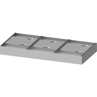 Deckenhaube "Basic Line", Kastenform 4200 mm x 2400 mm mit Flammschutzfilter Typ B