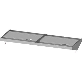 Deckenhaube "Basic Line", Schrägform 4200 mm x 2000 mm mit Flammschutzfilter Typ B