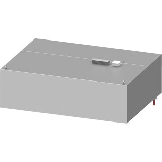 Induktions-Wandhaube "Basic Line", Kastenform  1200 mm x 1000 mm mit Flammschutzfilter Typ B