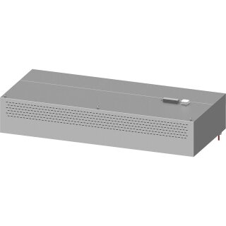 Kompensations-Wandhaube "Basic Line", Kastenform  2300 mm x 1000 mm mit Flammschutzfilter Typ B