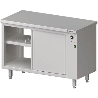 Durchreiche-Wärmeschrank mit Schiebetüren 1100x600x850 mm