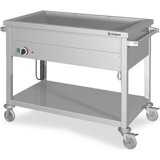 Bain-Marie Wagen mit einem Becken, für 4x GN1/1530x600x850 mm